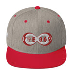 Load image into Gallery viewer, Red &amp; White BFW Bubble Logo - Snapback Hat
