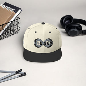 Black & Silver BFW Bubble Logo - Snapback Hat