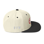 Load image into Gallery viewer, Red &amp; White BFW Bubble Logo - Snapback Hat
