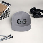 Load image into Gallery viewer, Black &amp; Silver BFW Bubble Logo - Snapback Hat
