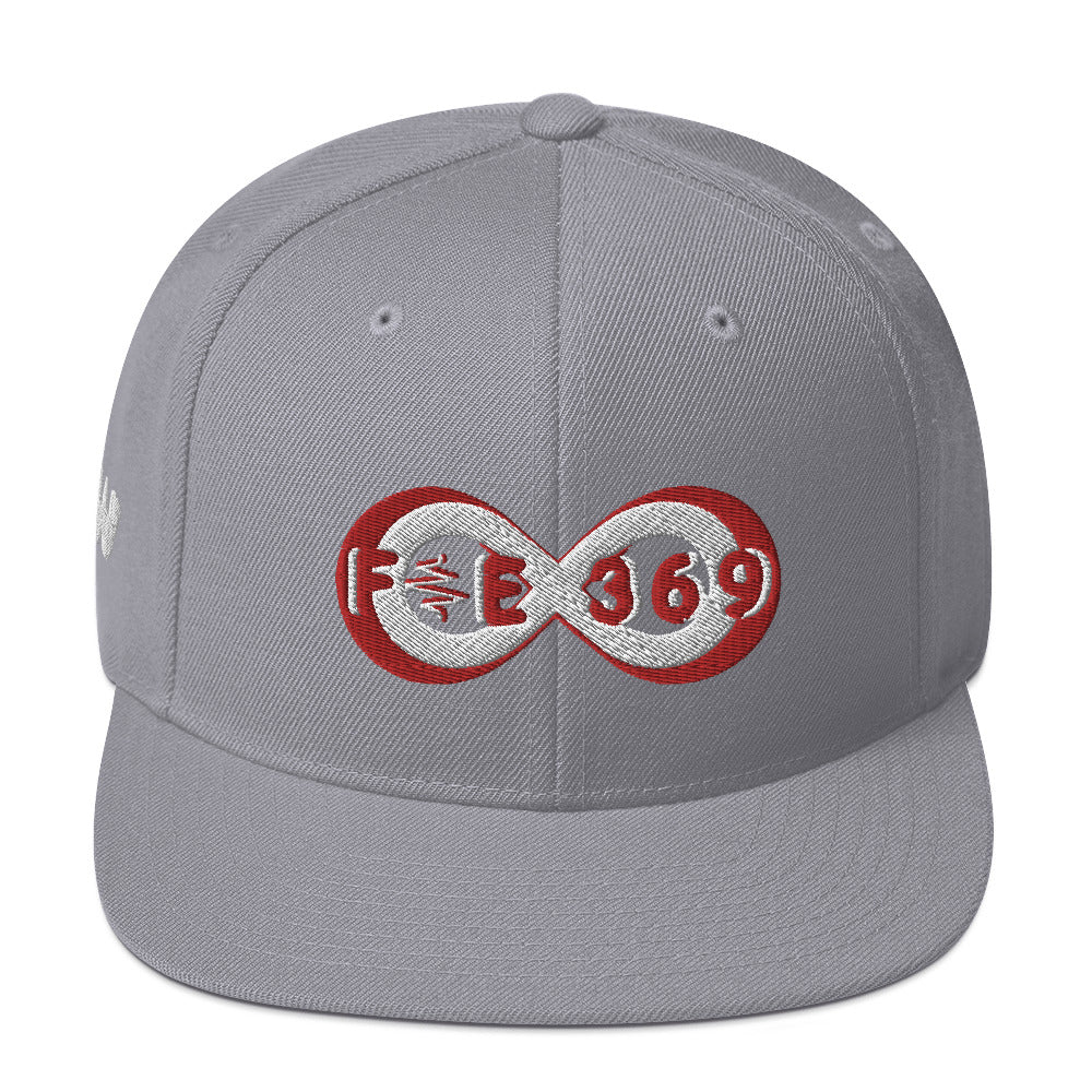 Red & White BFW Bubble Logo - Snapback Hat