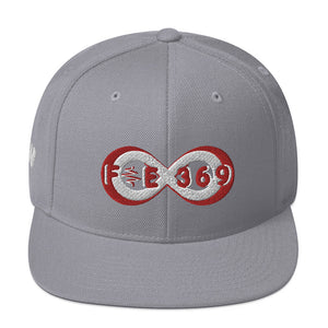 Red & White BFW Bubble Logo - Snapback Hat