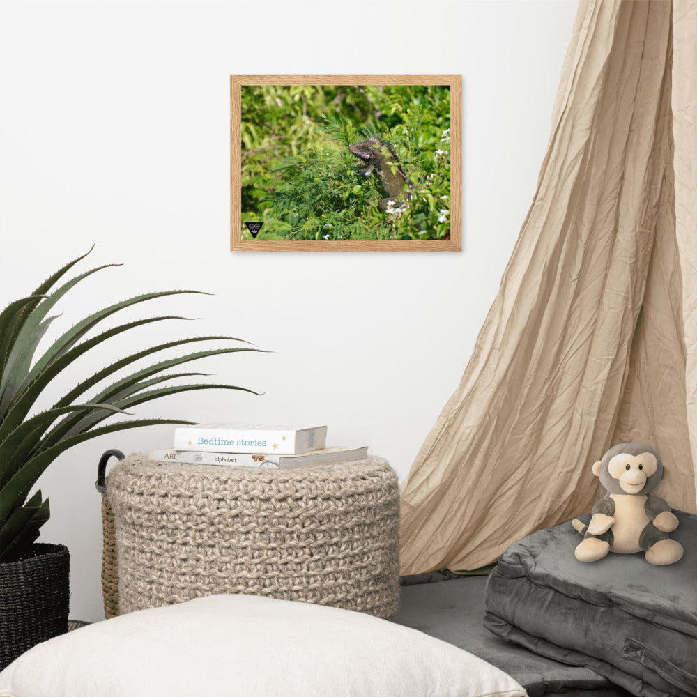 Distant Dragon - BFW Framed matte paper poster