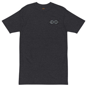 Black & Silver BFW Embroidery Bubble Logo - Men’s premium heavyweight tee