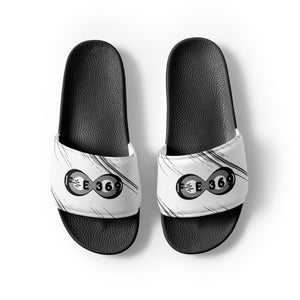 Black & Silver BFW Bubble Logo - Men’s slides