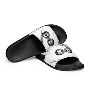 Black & Silver BFW Bubble Logo - Men’s slides