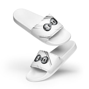 Black & Silver BFW Bubble Logo - Men’s slides