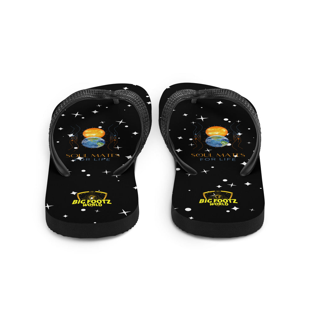 Soul Mates in Space - BFW Flip-Flops