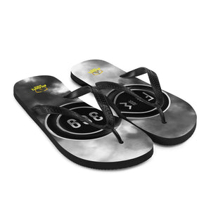 Black & Silver BFW Logo - Flip-Flops