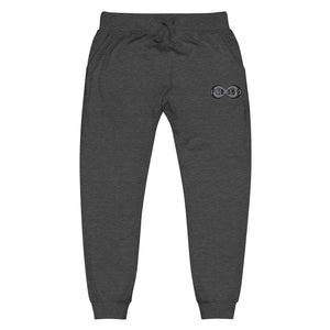 Black & Silver BFW Embroidery Bubble Logo - Unisex fleece sweatpants