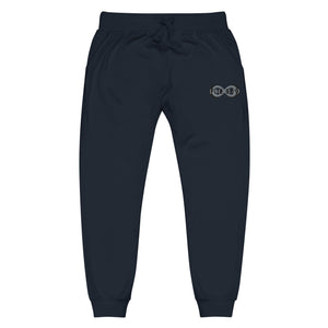 Black & Silver BFW Embroidery Bubble Logo - Unisex fleece sweatpants