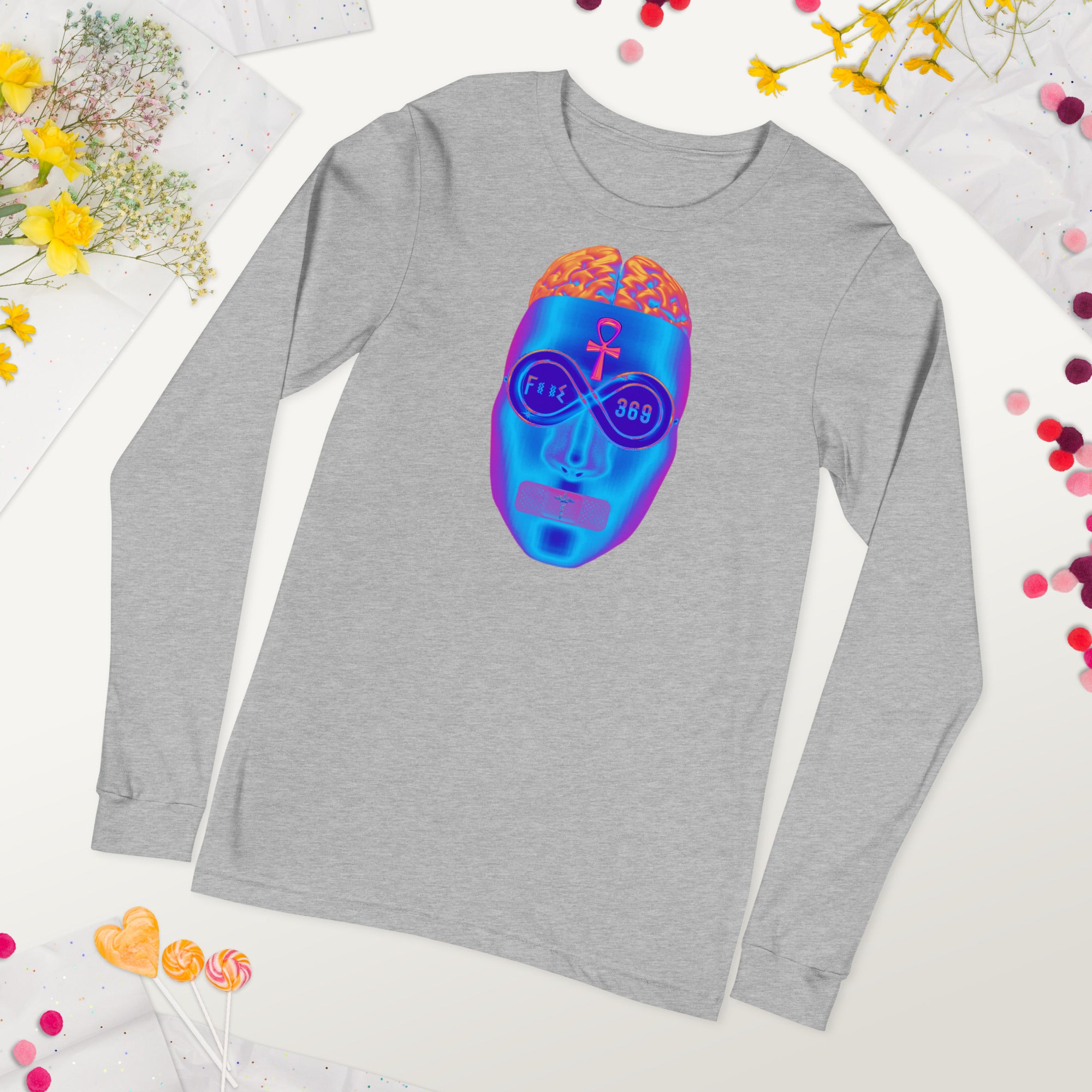 Big Brain Mask - BFW Unisex Long Sleeve Tee