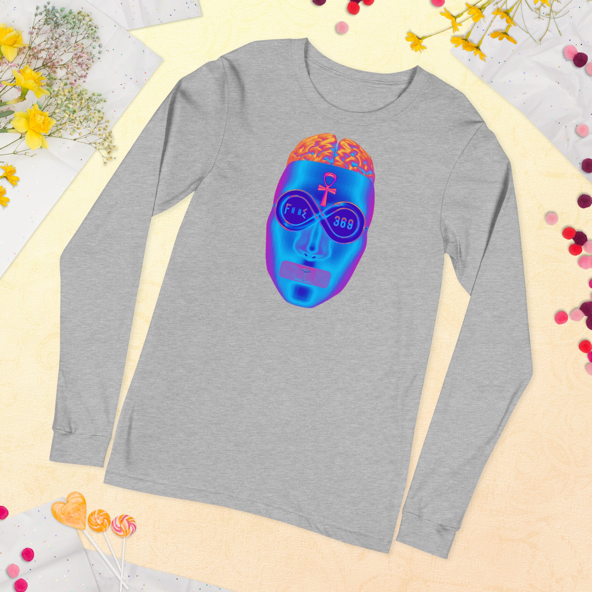 Big Brain Mask - BFW Unisex Long Sleeve Tee