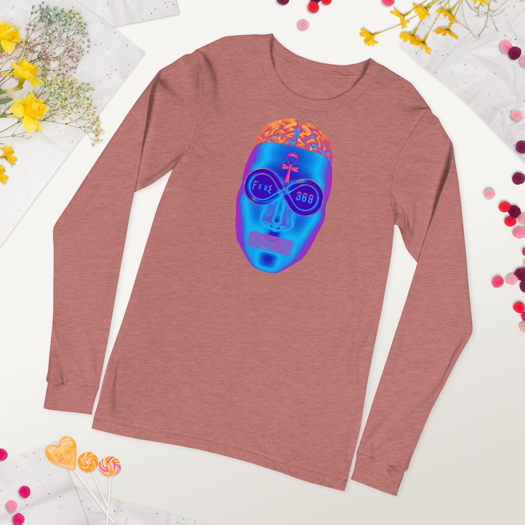 Big Brain Mask - BFW Unisex Long Sleeve Tee