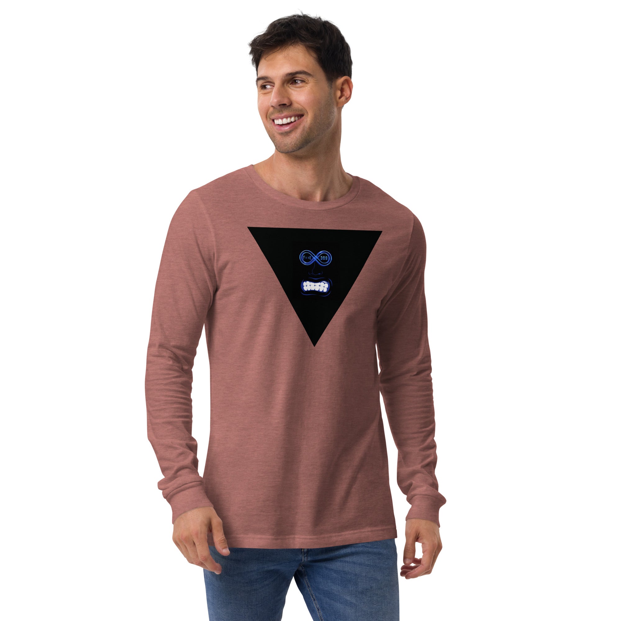 Big Mouth Blue - BFW Unisex Long Sleeve Tee