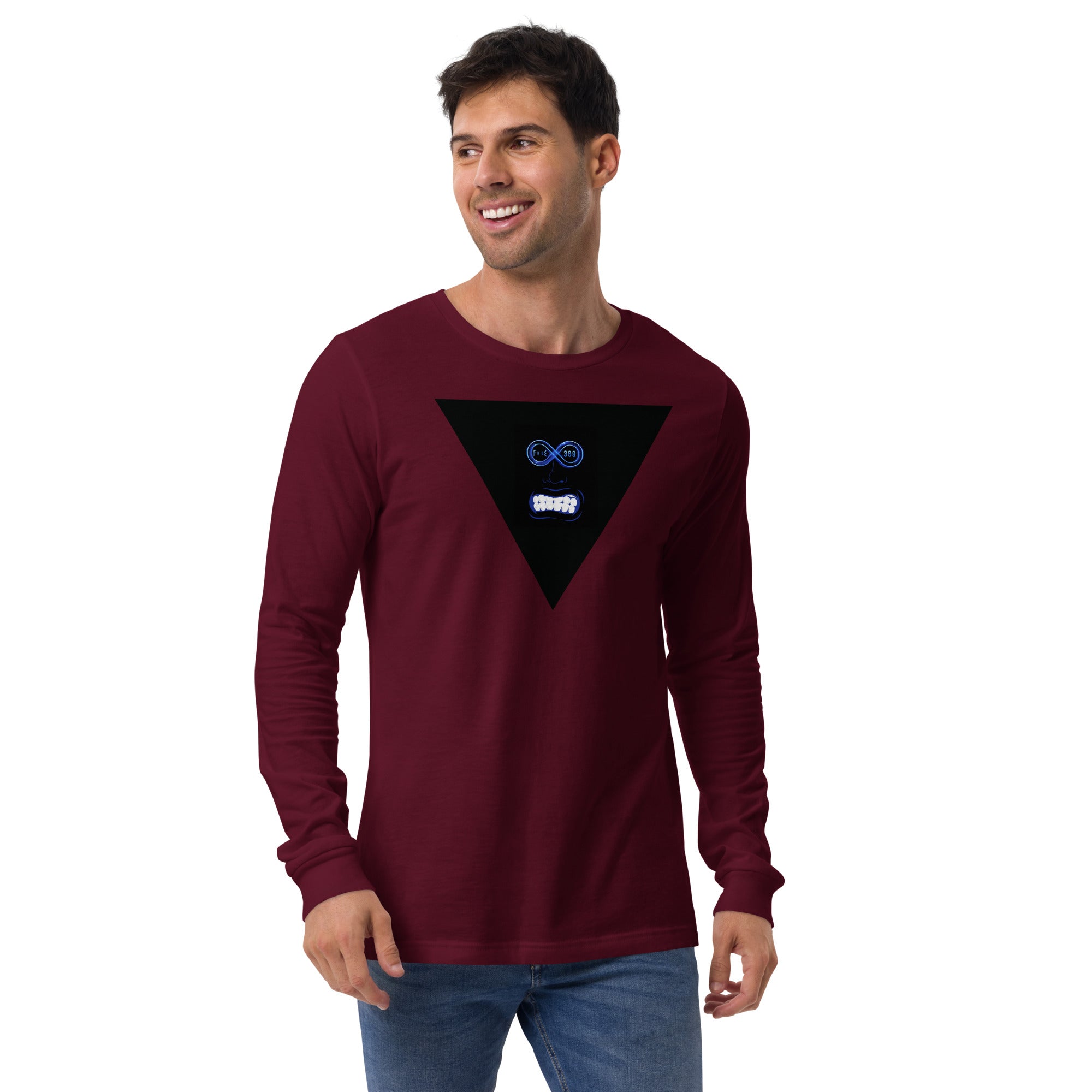 Big Mouth Blue - BFW Unisex Long Sleeve Tee