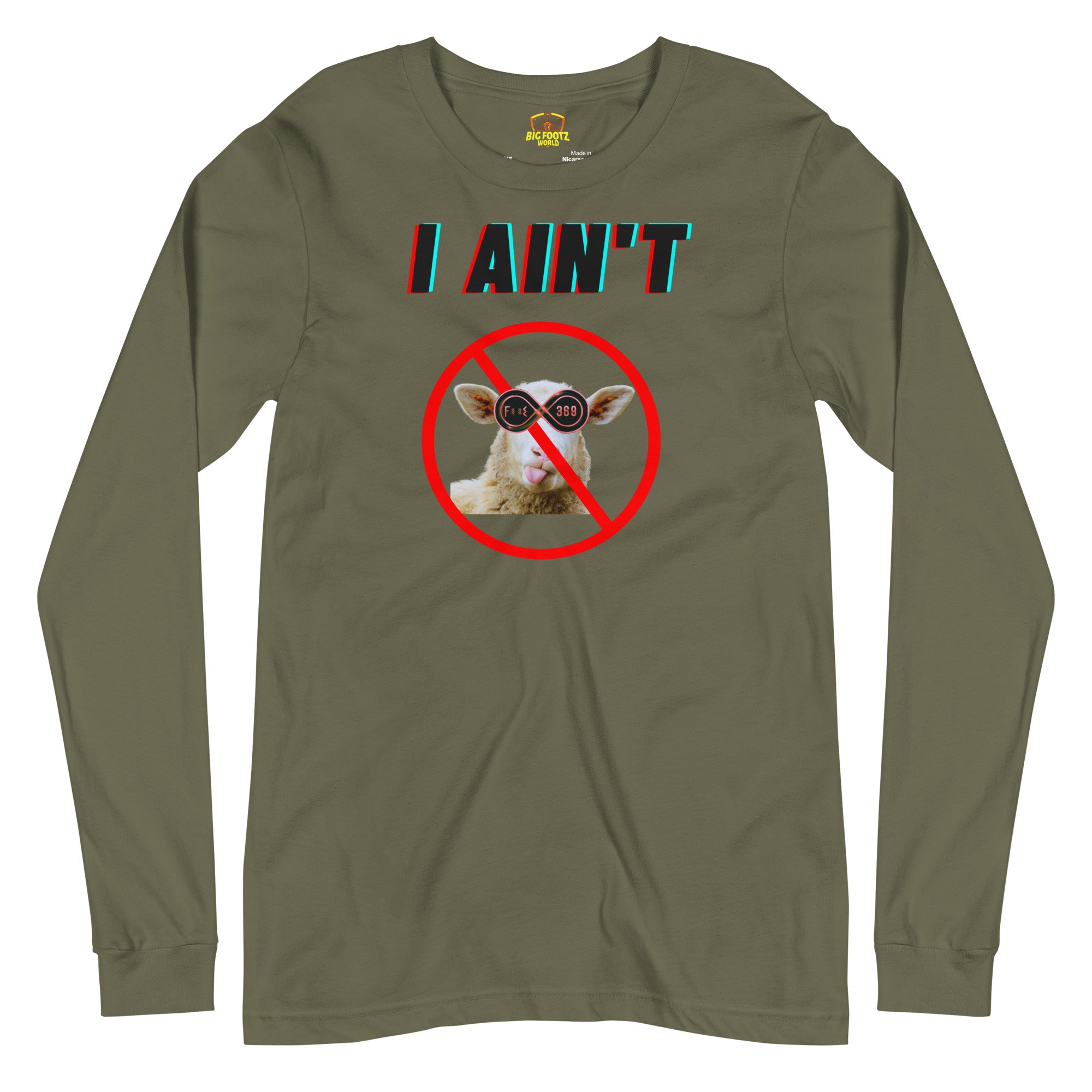 I Ain't No Sheep - Unisex Long Sleeve Tee