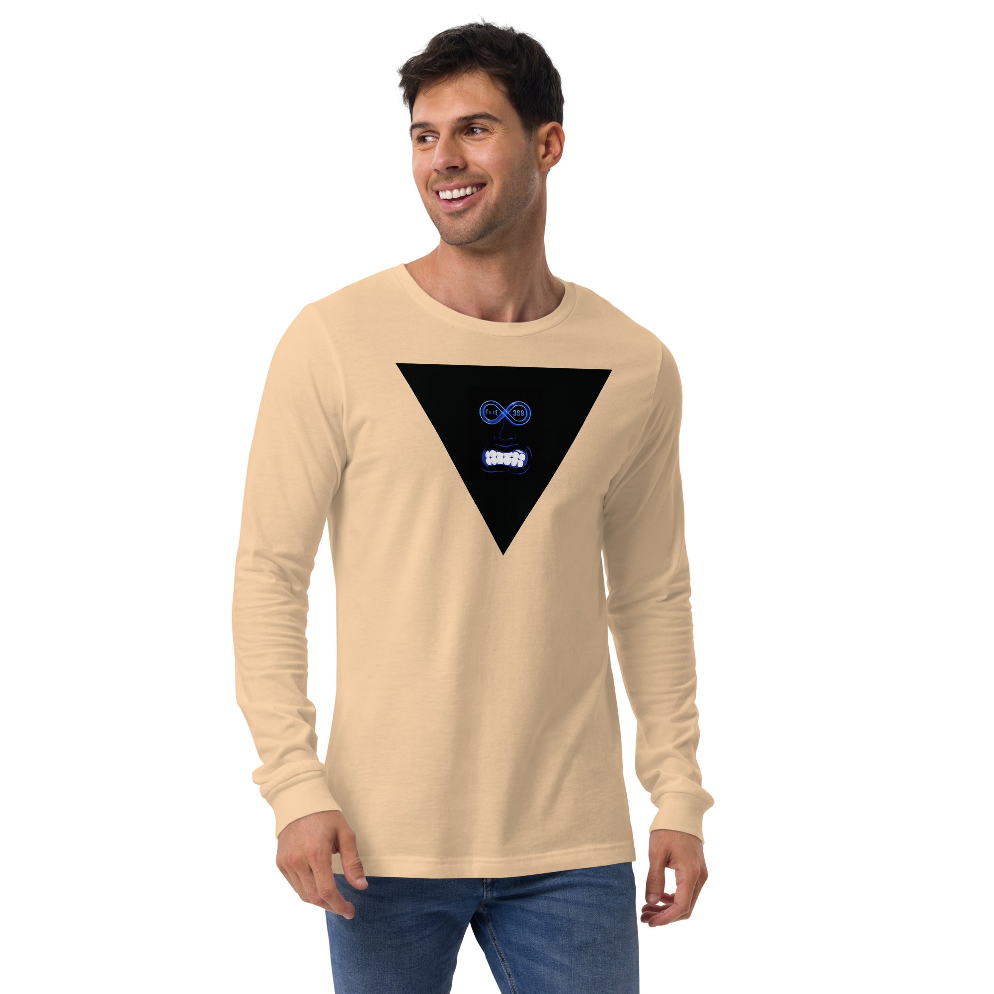 Big Mouth Blue - BFW Unisex Long Sleeve Tee