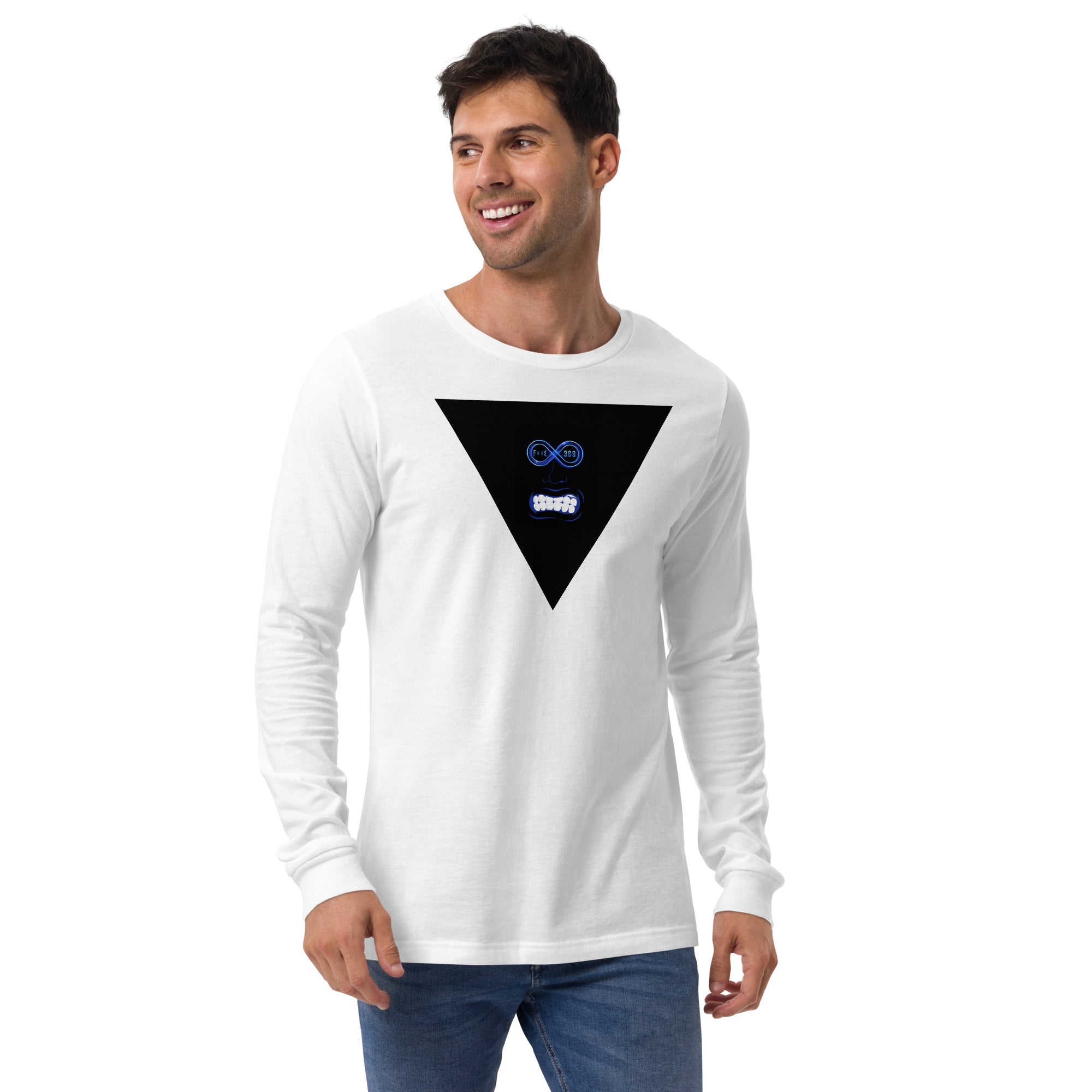 Big Mouth Blue - BFW Unisex Long Sleeve Tee