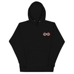 Load image into Gallery viewer, Red &amp; White BFW Embroidery Bubble Logo - Unisex Hoodie
