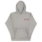 Load image into Gallery viewer, Red &amp; White BFW Embroidery Bubble Logo - Unisex Hoodie
