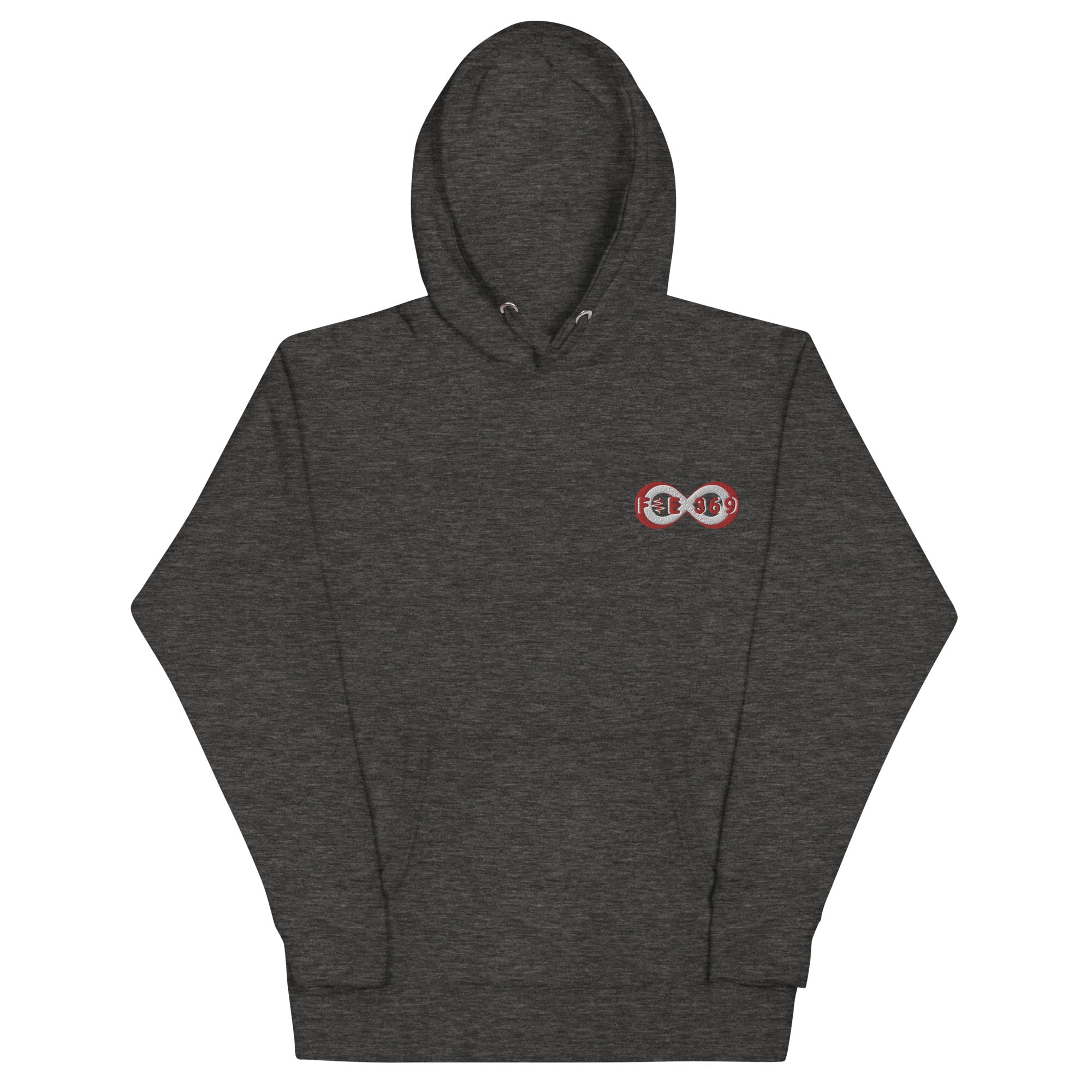 Red & White BFW Embroidery Bubble Logo - Unisex Hoodie