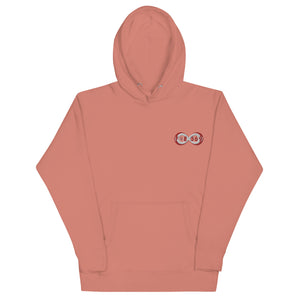 Red & White BFW Embroidery Bubble Logo - Unisex Hoodie