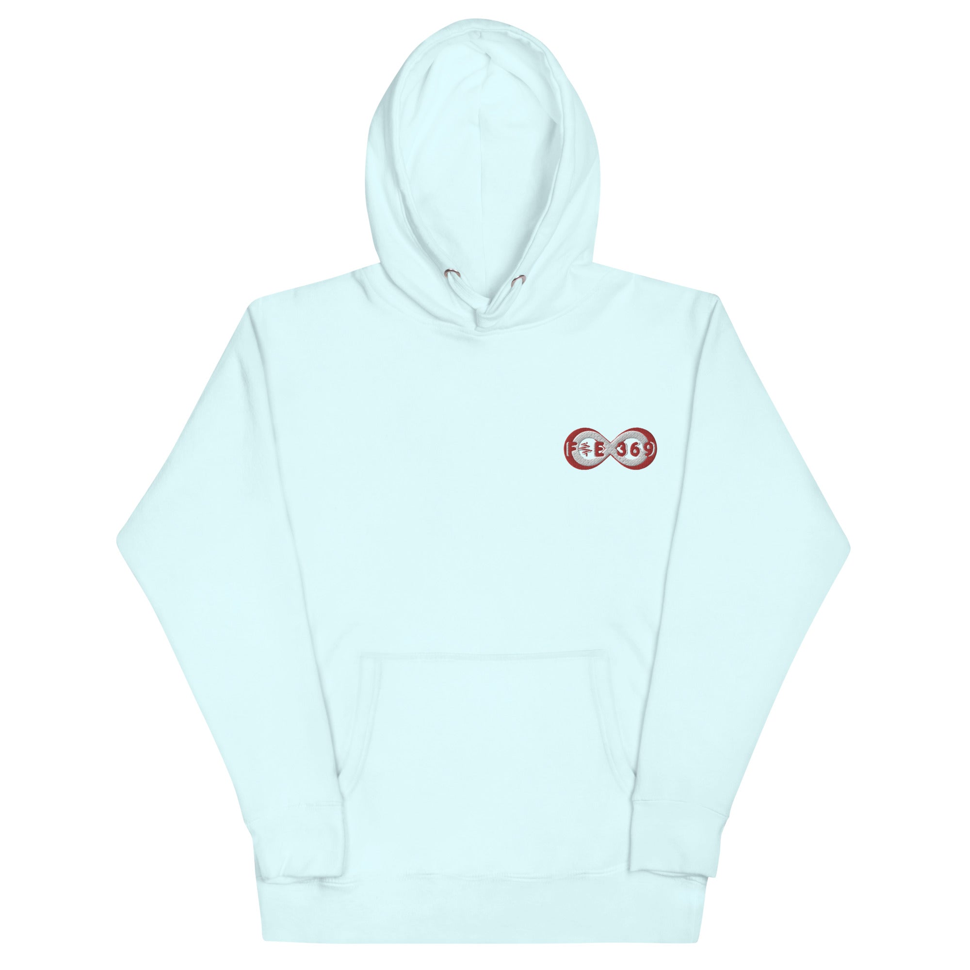 Red & White BFW Embroidery Bubble Logo - Unisex Hoodie