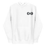 Load image into Gallery viewer, Black &amp; Silver BFW Embroidery Bubble Logo - Unisex Hoodie
