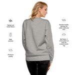 Load image into Gallery viewer, Black &amp; Silver BFW Embroidery Bubble Logo - Unisex Premium Sweatshirt
