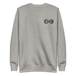 Load image into Gallery viewer, Black &amp; Silver BFW Embroidery Bubble Logo - Unisex Premium Sweatshirt
