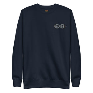 Black & Silver BFW Embroidery Bubble Logo - Unisex Premium Sweatshirt